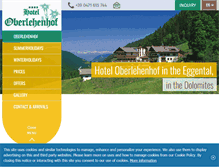 Tablet Screenshot of oberlehenhof.com